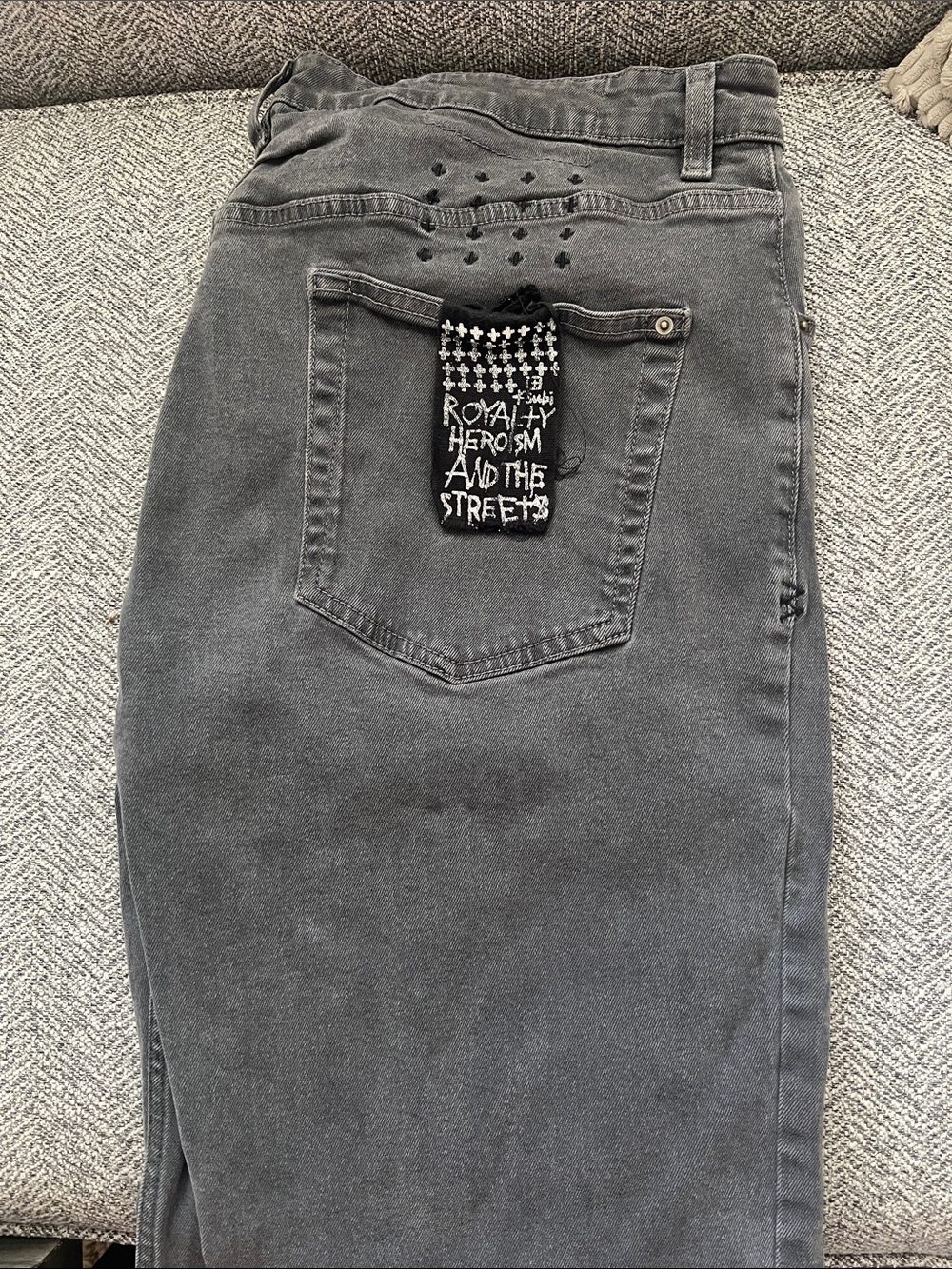 Men’s Ksubi Washed Black Jeans